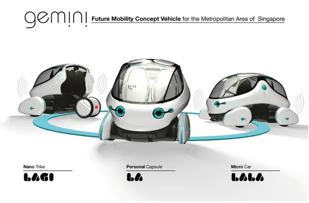 Gemini Future Mobility Vehicle for Metropolitan Area of Singapore