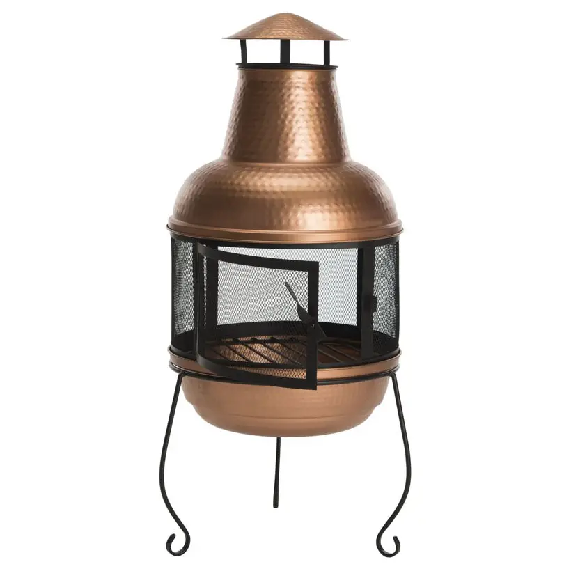 Ophelia & Co Gemmenne Cast Iron Wood Burning Chiminea