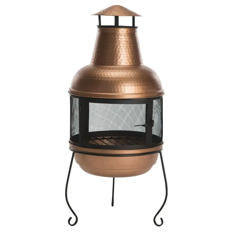 Ophelia & Co Gemmenne Cast Iron Wood Burning Chiminea