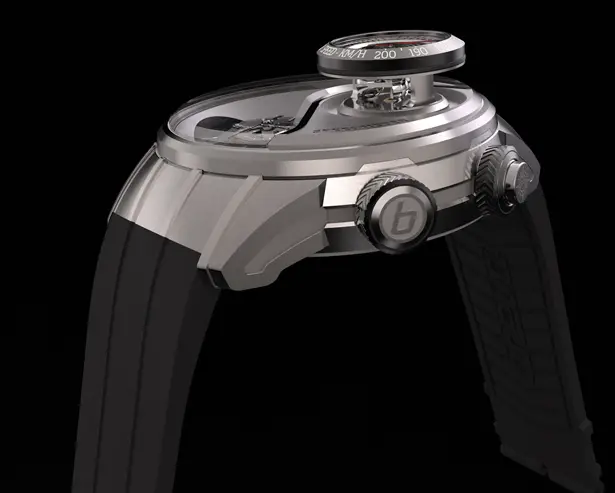 Génie 03 :  A Wristwatch with a Functional Speedometer