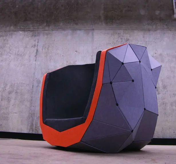 Geode : Modern Chair That Offers A Sense of Privacy and Keeps Out Visible Distractions