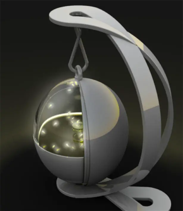 Geometric Romance - Beautiful Firefly Nest Lamp Concept by Tommaso Gecchelin