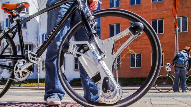 GeoOrbital Wheel Transforms Your Bicycle Into Electric Bike in 60 Seconds