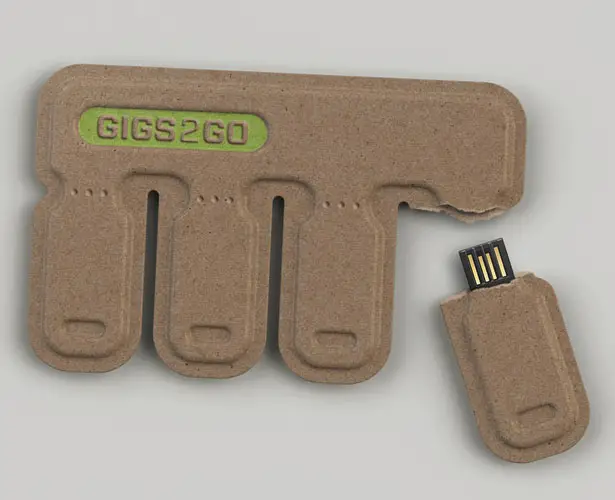 GIGS.2.GO USB Sticks : Tear It Off to Share