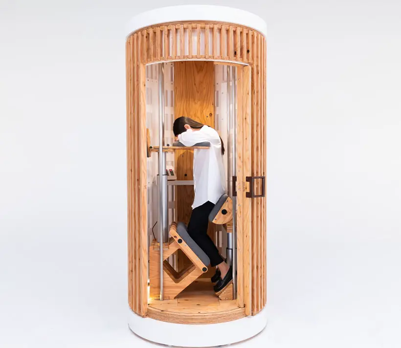 GiraffeNap Offers Unique Nap Box That Allows You To Sleep While Standing