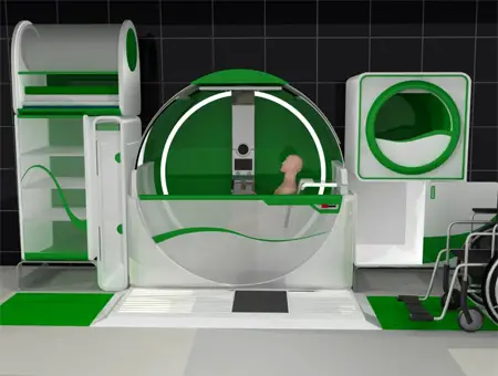 global bathroom concept for disabled people