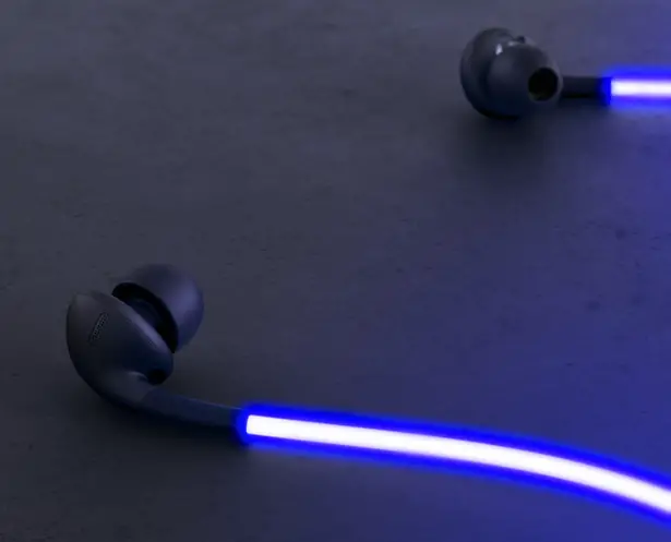 Glow Smart Headphones with Laser Light