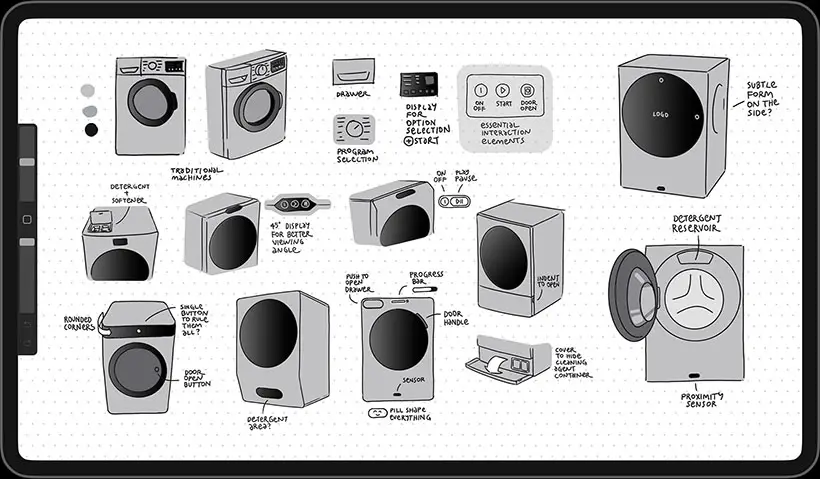 GO - One Touch Washing Machine by Ayberk Kole