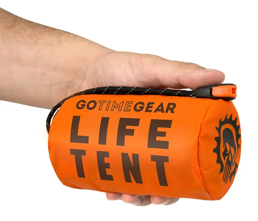 Go Time Gear Life Tent Offers 2-Person Emergency Survival Tent As Small As A Soda Can