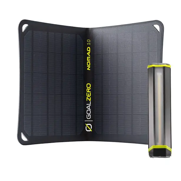 Nomad 10 Solar Panel + Torch 500 Multi-Purpose Light