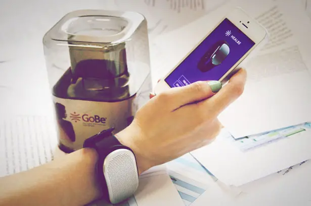 GoBe Calorie Intake Watcher Tracks Your Calories Through Your Skin