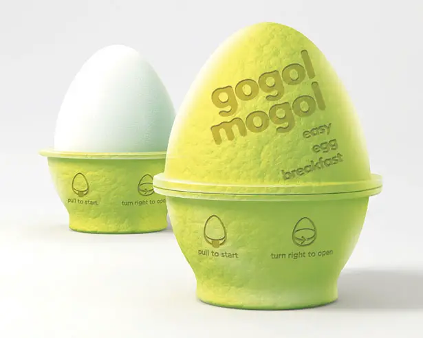 Gogol Mogol Eggs Packaging Design by KIAN