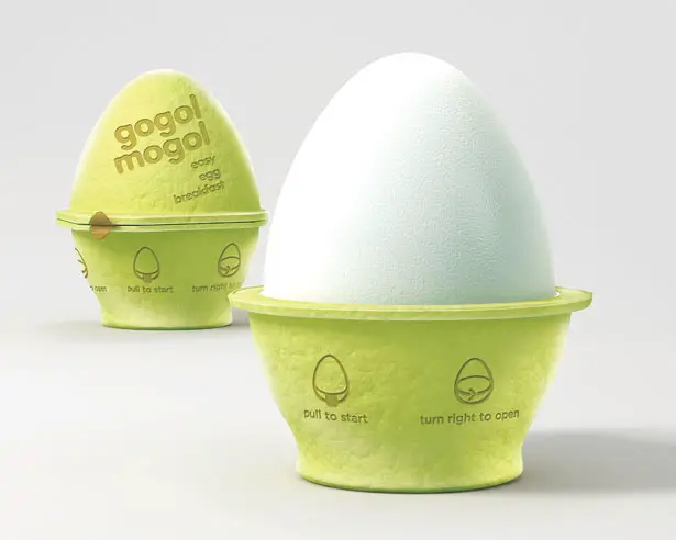 Gogol Mogol Eggs Packaging Design by KIAN