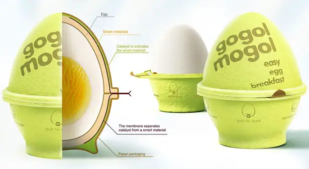 Gogol Mogol Eggs Packaging Design by KIAN