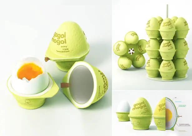 Gogol Mogol Eggs Packaging Design by KIAN