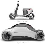 Futuristic Gogoro Autopack Concept Vehicle for Services by Po-Yuan Huang