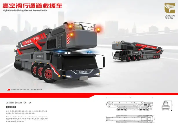 High Altitude Gliding Channel Rescue Vehicle by Guo, Haotian / Huang, Zhilong