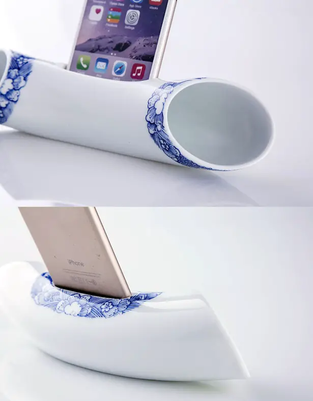 The Voice of CHINA - Resonance Speaker for iPhone Series by Hangzhou Zhiran Cultural & Creative Company Limited - Tuvie Top 10 Picks of Golden Pin Design Mark Winners for 2015