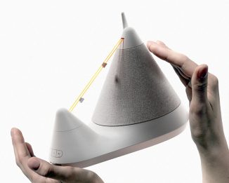 Gondola Lift Inspired Gondola Bluetooth Speaker Concept with Interactive Mini Cabins