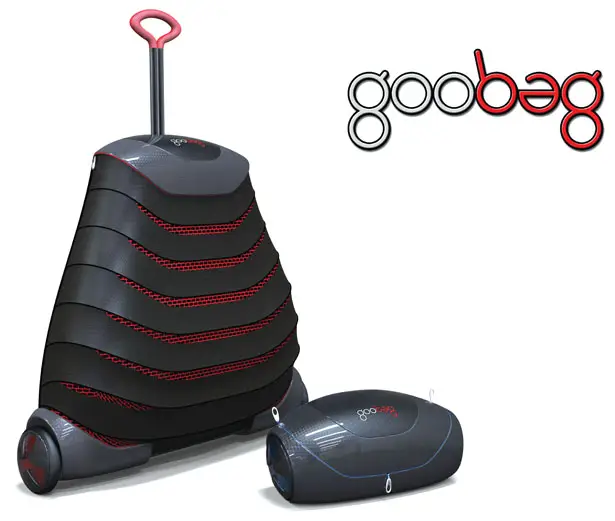 Goobag Fully Collapsible Luggage Bag for Frequent Travelers