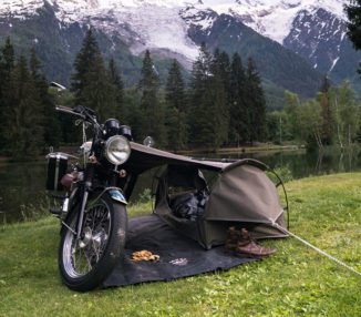 Goose Camping System for Motorcycle for Adventure Lovers