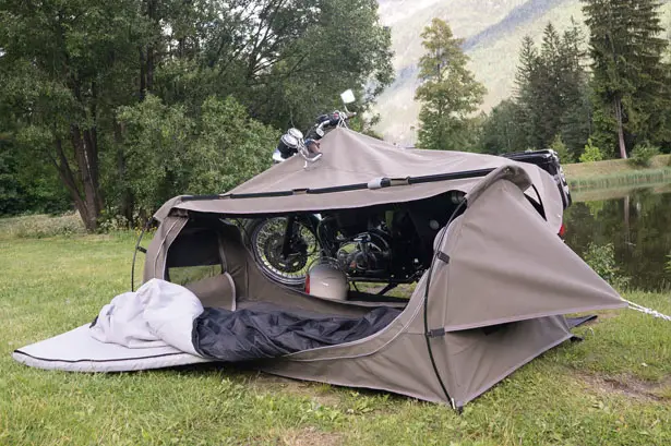 Goose Camping System for Motorcycle by Wingman of The Road