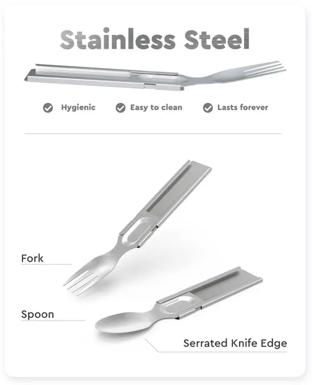 GoSun Flatware Reusable Stainless Steel Cutlery