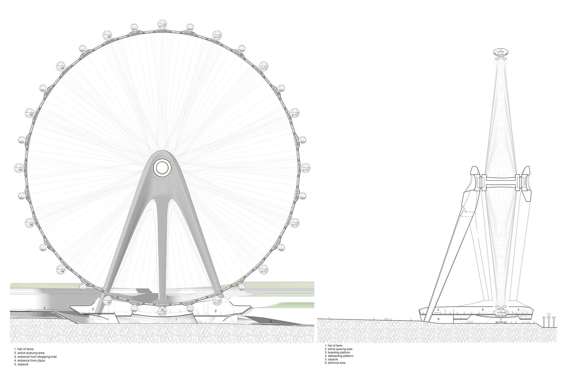 GOW Nippon Moon : Giant Observation Wheel by UNStudio