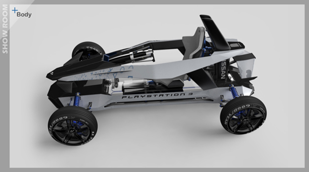 Gran Turismo E-motion Concept Racing Car by Frédéric Le Sciellour, Jérémy Sachot, Ishak Belhout, Julien Ancery