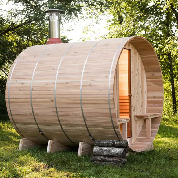 Grandview Barrel Sauna by Almost Heaven Saunas