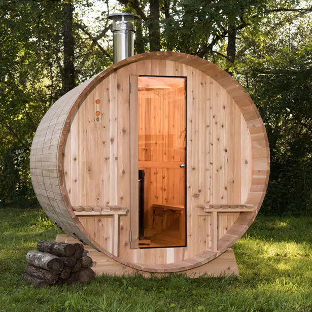 Grandview Barrel Sauna by Almost Heaven Saunas