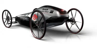 gravity racing car silbervogel