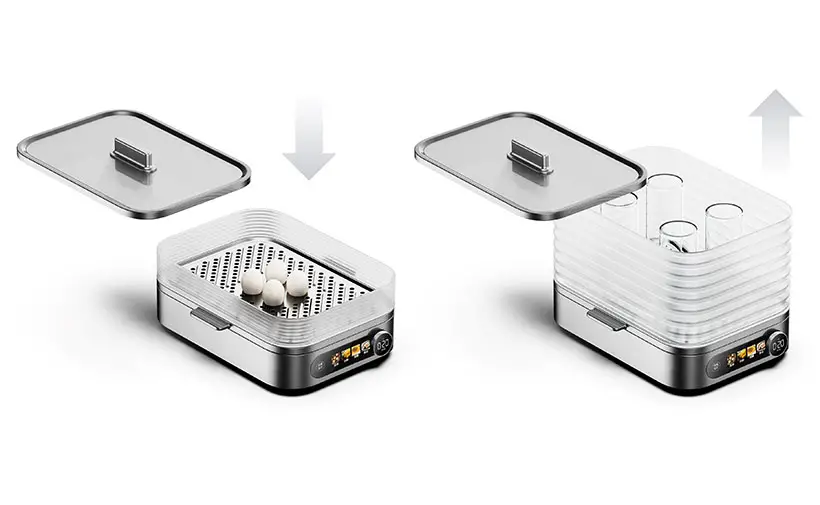 Gree Foldable Electric Steamer Concept