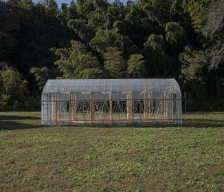 “Green Base” Workspace for Farming by UENOA Architects