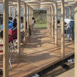 Green Base Workspace for Farming by UENOA Architects