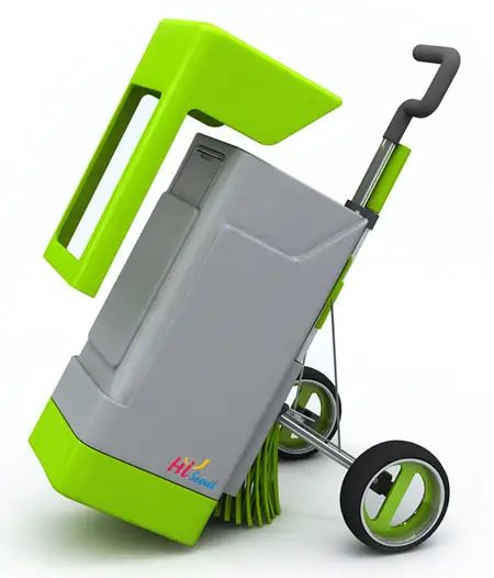 green fox eco-friendly cleaning cart