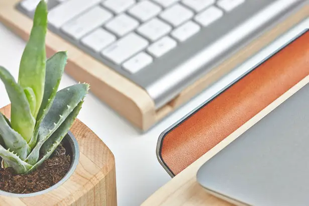 Grovemade's Wood Laptop Stand