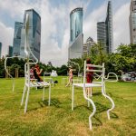 Growing Chairs Art Installation Breaks Ground in Shanghai by Hongtao Zhou