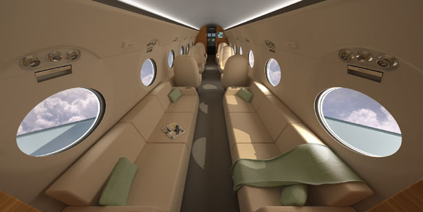 gulfstream g550 interior