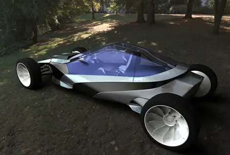 gym concept car powered by sweat