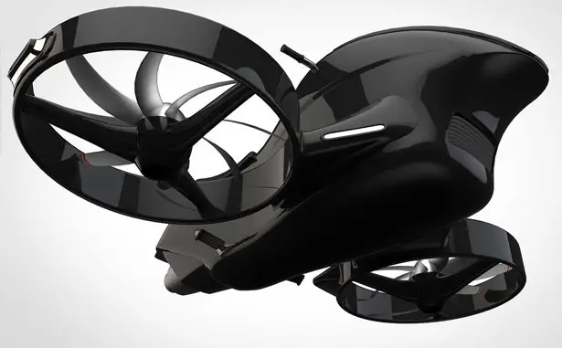 GyroDrone Concept VTOL Aircraft by Thrustcycle