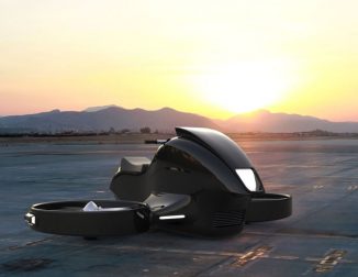 Futuristic GyroDrone Concept VTOL Aircraft Uses Two Gyroscopes to Maintain Stability and Control