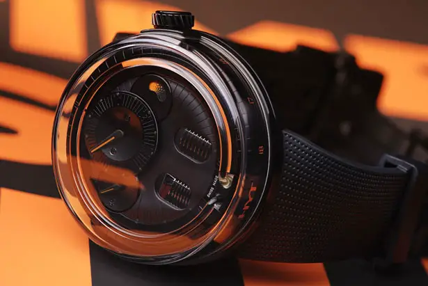 H0 Black Fluid Watch by HYT Watches