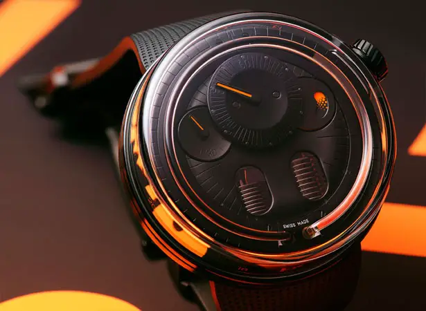 H0 Black Fluid Watch by HYT Watches