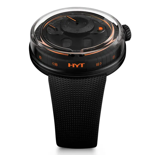 H0 Black Fluid Watch by HYT Watches