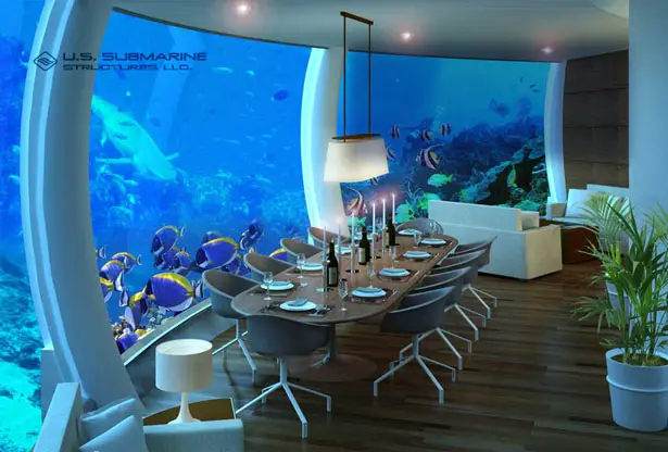 H2OME Undersea Residence by US Submarine Structures LLC