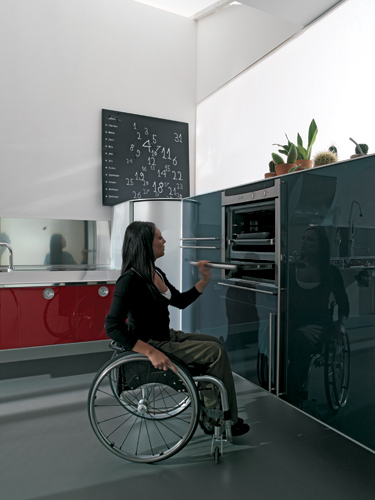 hability kitchen design for wheelchair