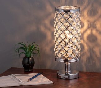 Haitral Crystal Table Lamp Creates Elegant Atmosphere in Any Space