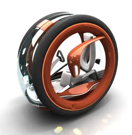 Futuristic Round Car Concept