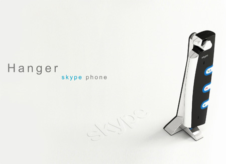 hanger skype phone